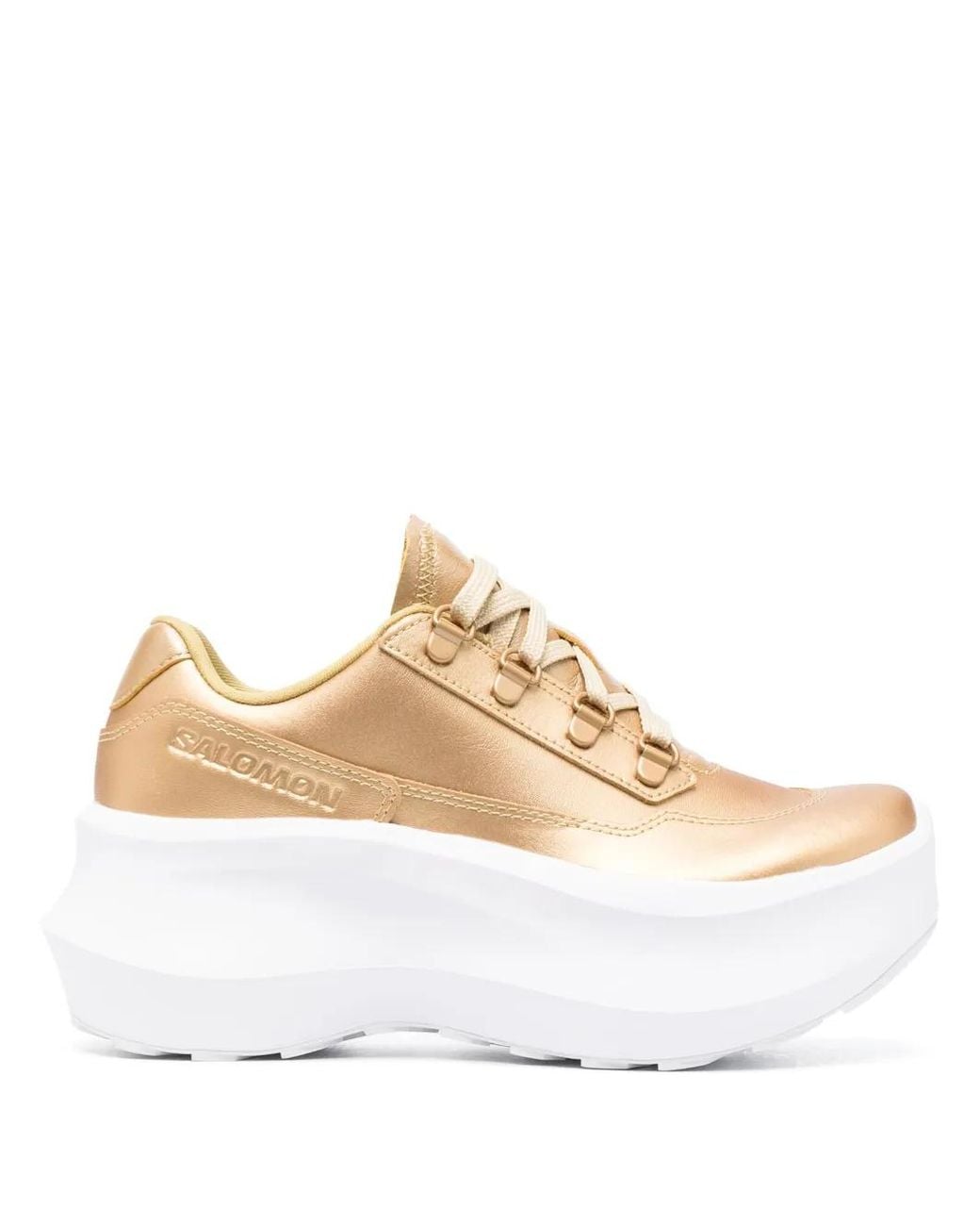 Comme des Garçons White X Salomon Platform Sneakers