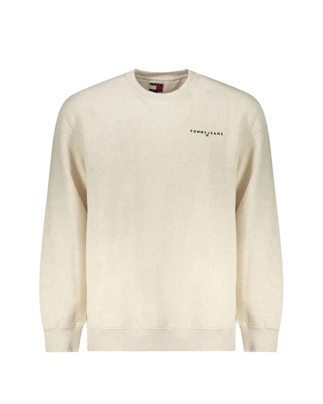 Tommy Hilfiger Natural Logo-Print Crew-Neck Sweatshirt for men