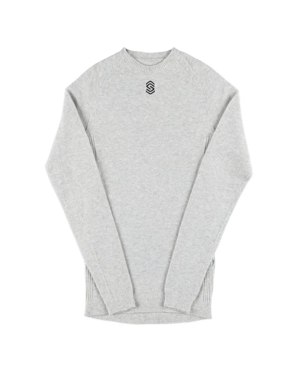 SILVERSKIN Gray T-Shirt Stay Warm À Logo Brodé for men