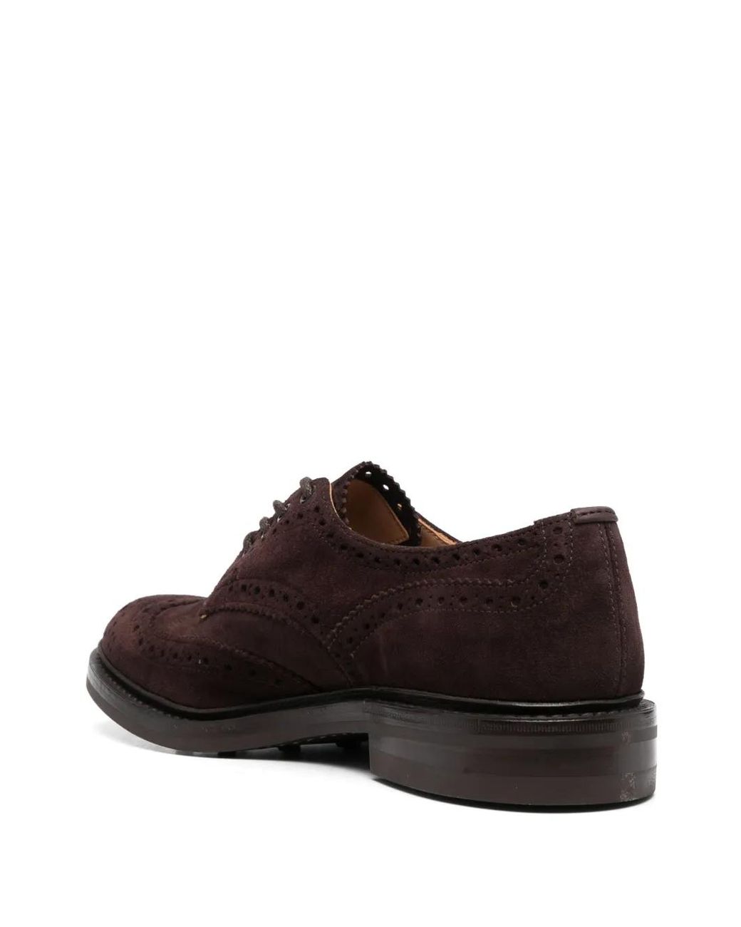 Tricker's Brown Bourton Suede Brogues for men