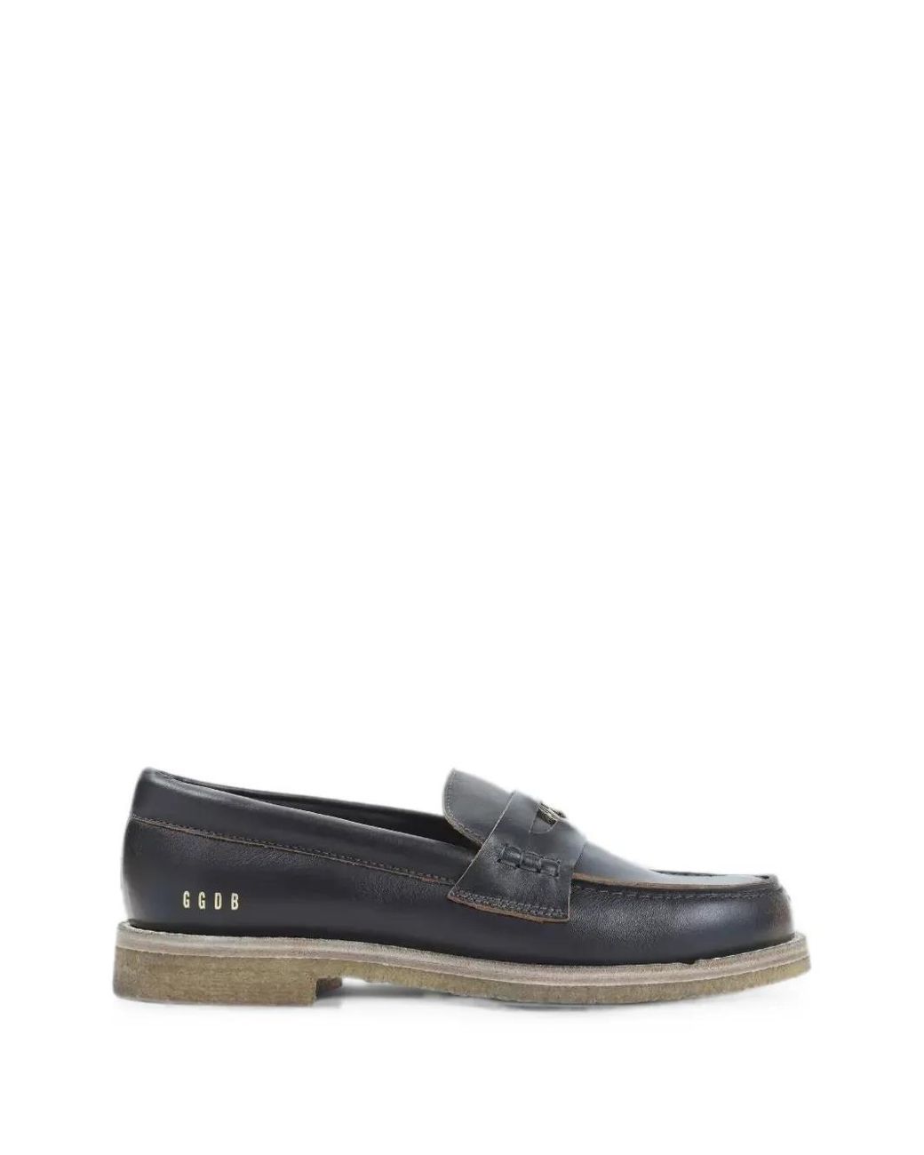 Golden Goose Deluxe Brand Gray Logo-Detail Loafers