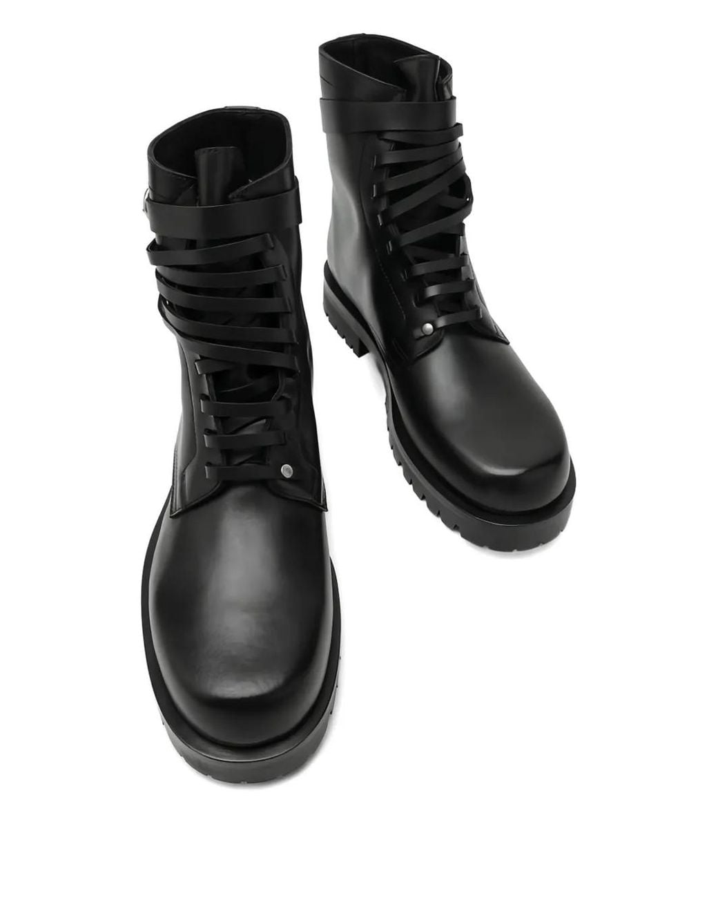 DURAZZI MILANO Black Buckle-Strap Boots