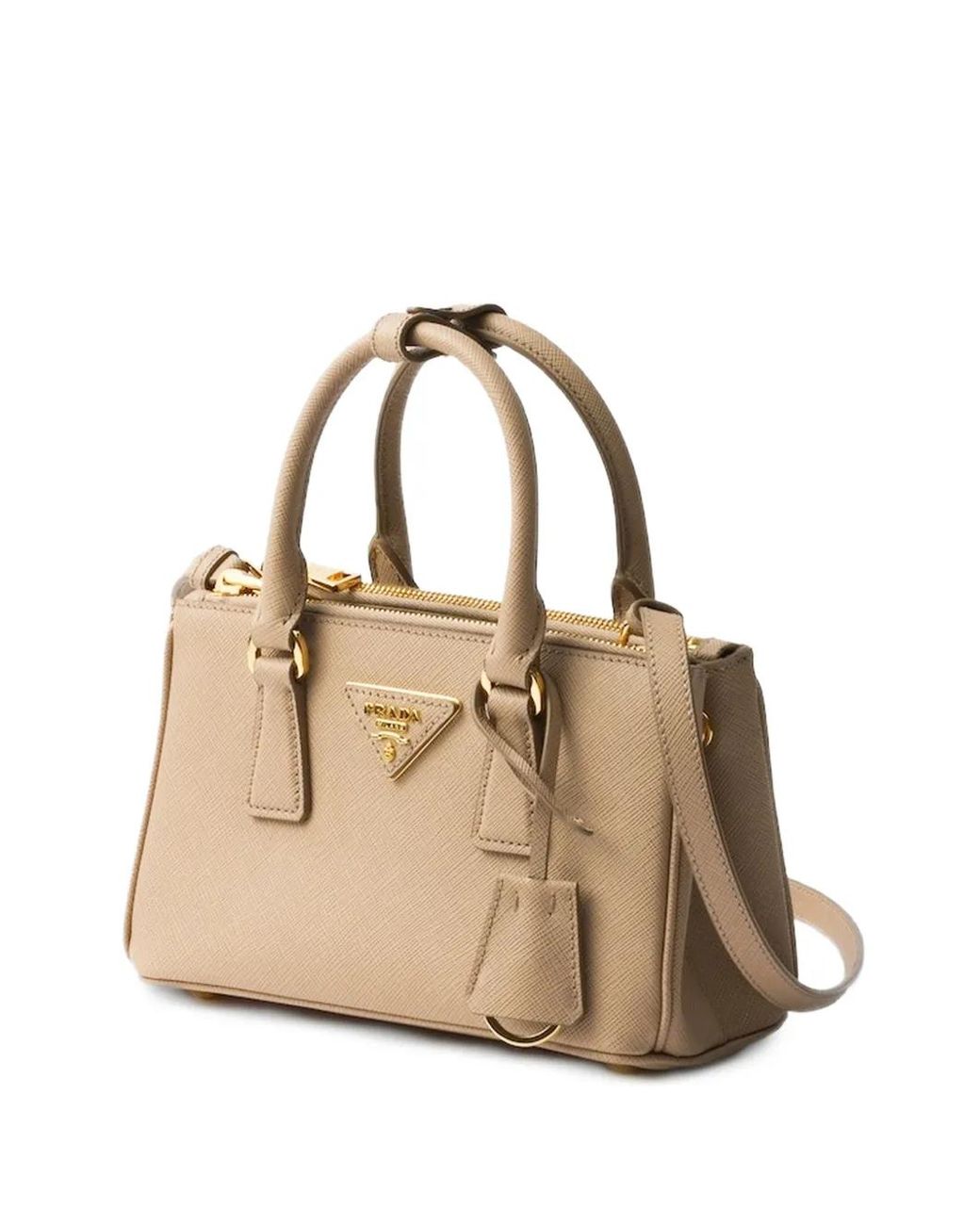 Prada Brown Galleria Mini Leather Bag