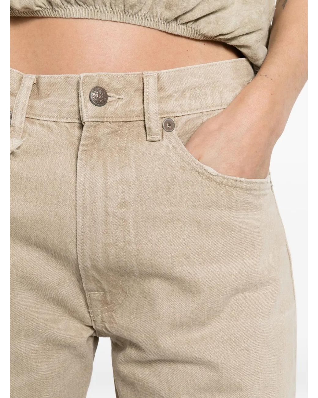 R13 White X-Fb Frayed Jeans