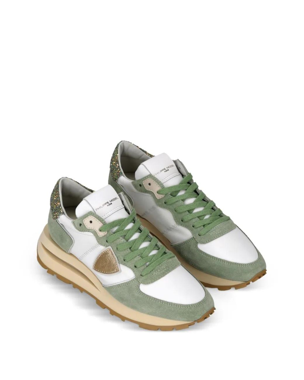 Philippe Model Green Sneakers