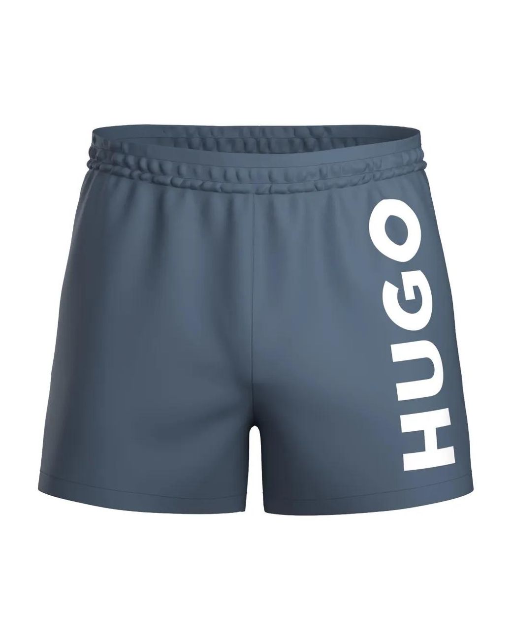 HUGO Blue Logo Swim Shorts for men