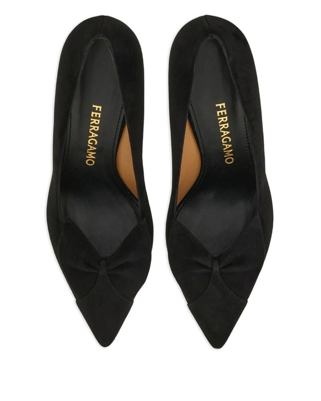 Ferragamo Black Ferragamo Heels
