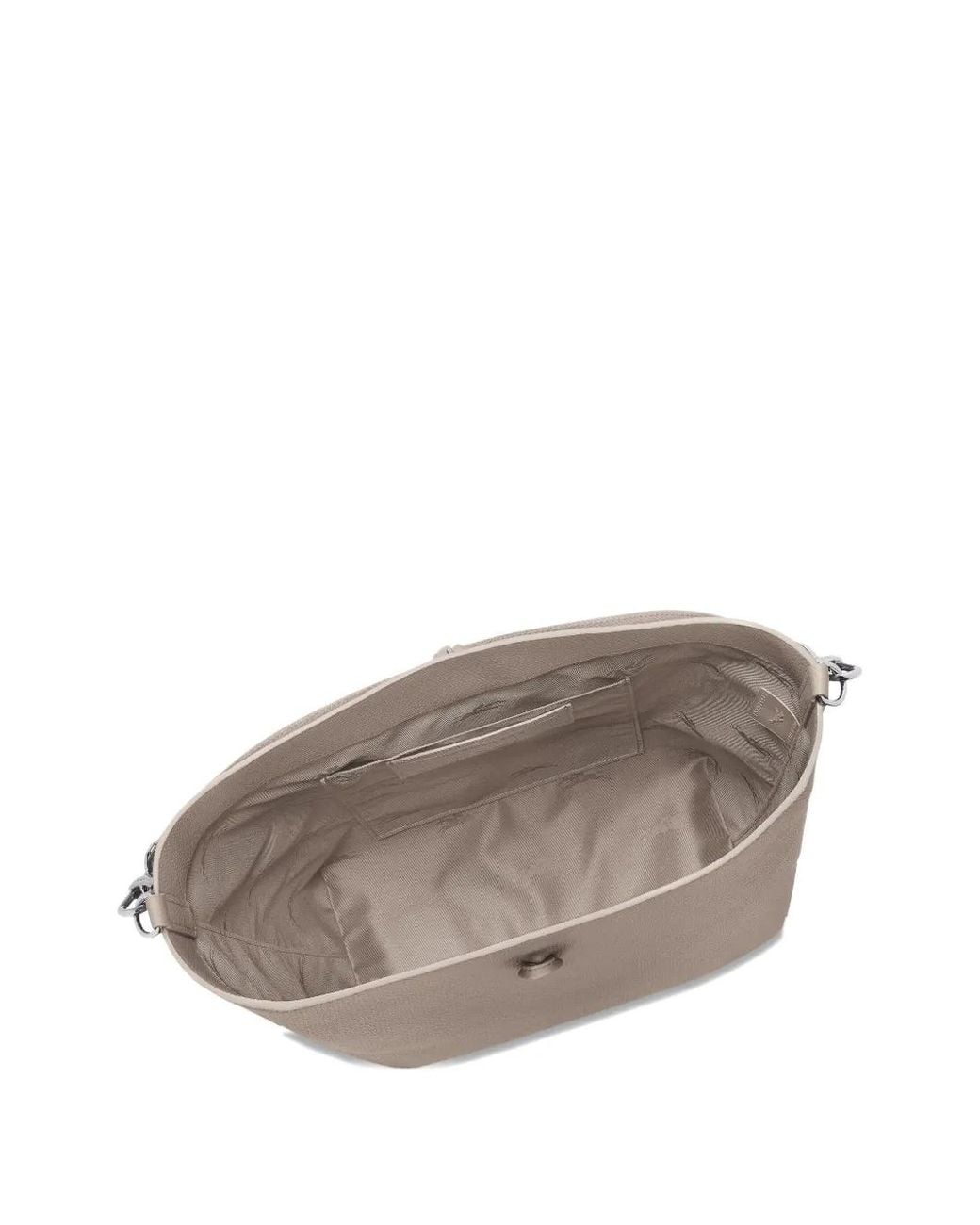 Longchamp Gray Le Roseau M Bag