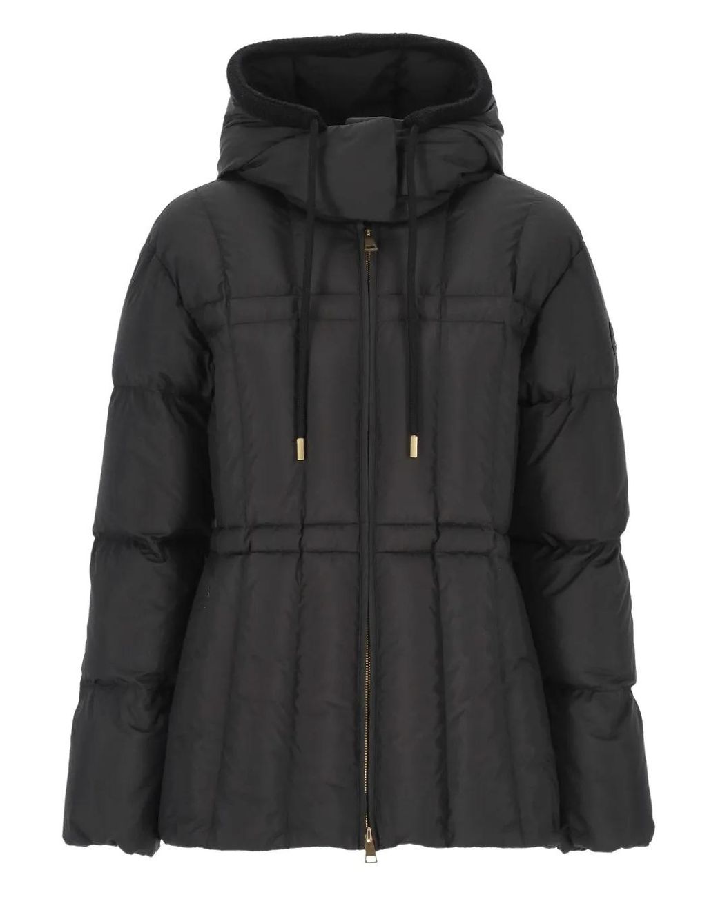Moncler Donsjack Met Capuchon in het Black