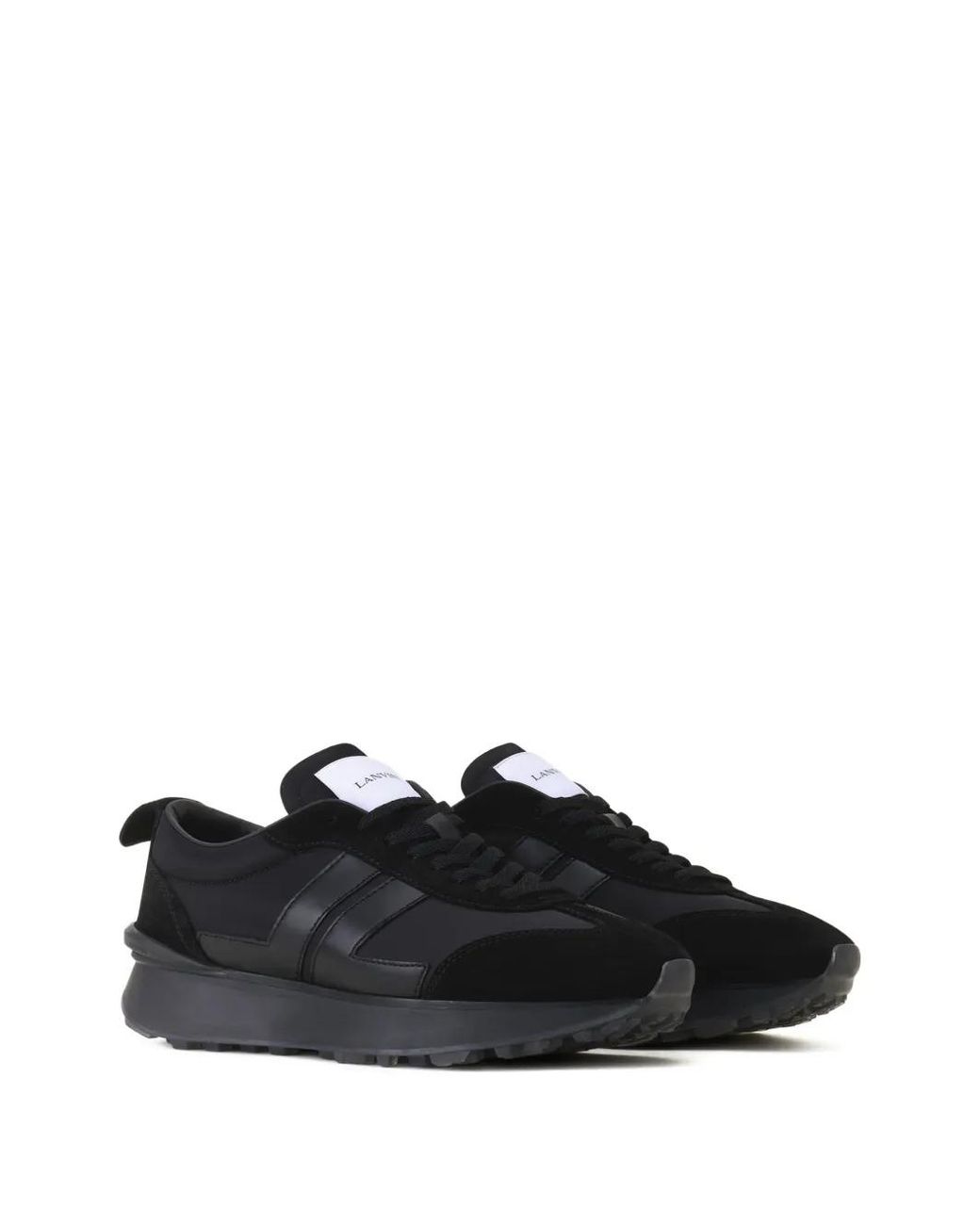 Lanvin Black Bumpr Sneakers