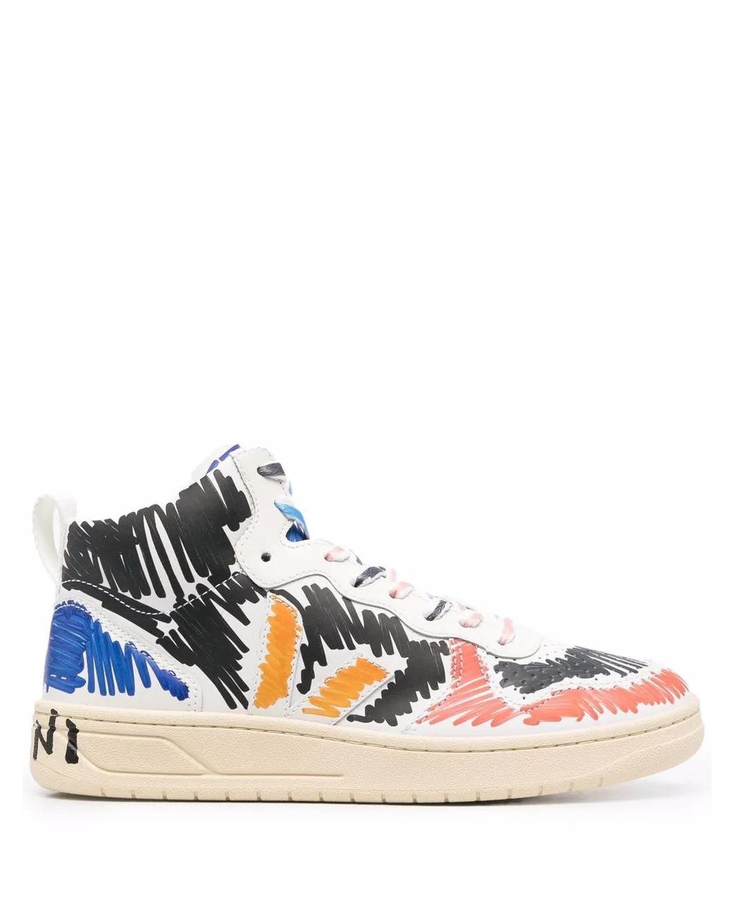 Veja Blue X Marni V-15 Sneakers