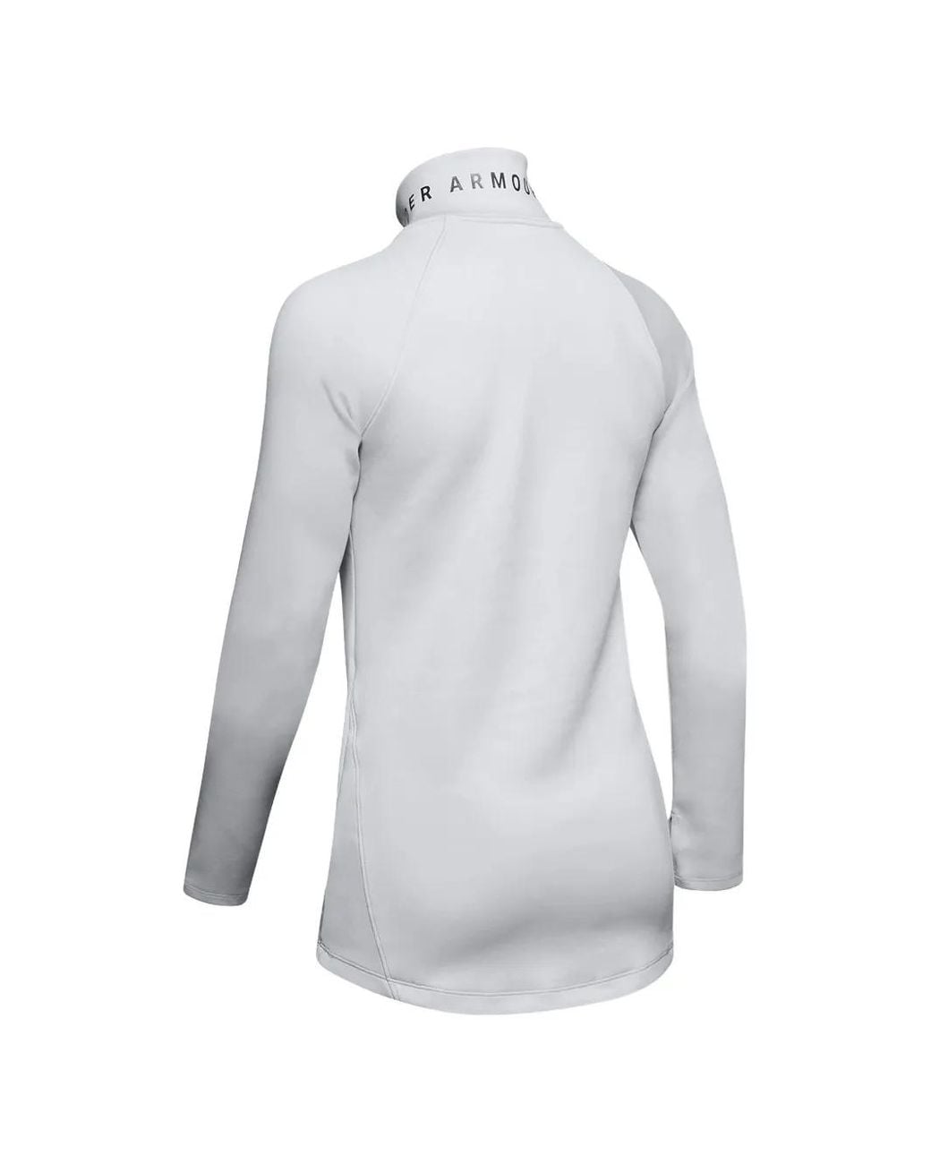 Under Armour White Half-Zip Top