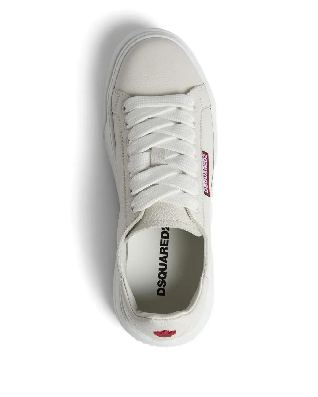 Baskets À Logo Embossé DSquared² en coloris White
