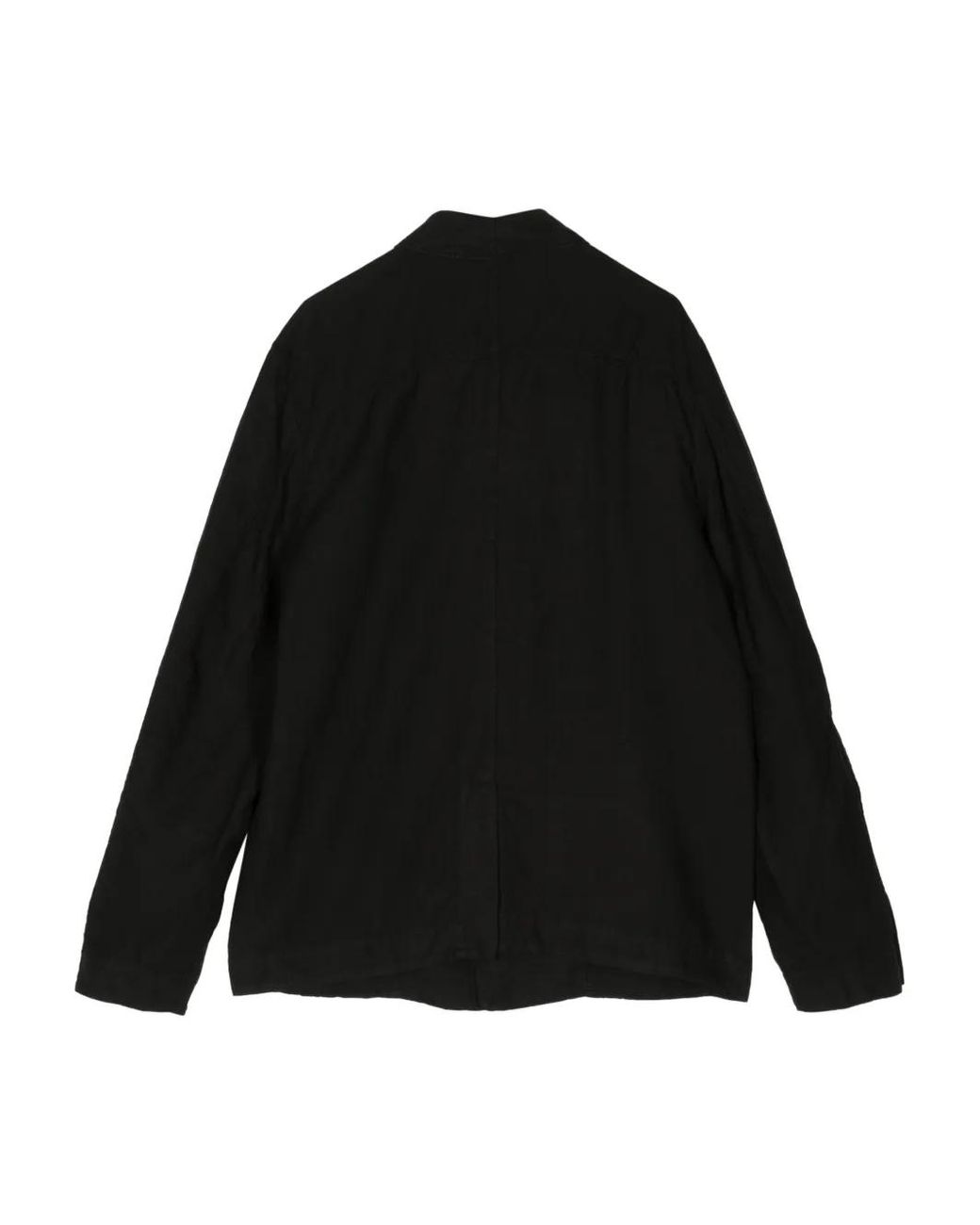 Transit Black Off-Centre Fastening Blazer for men