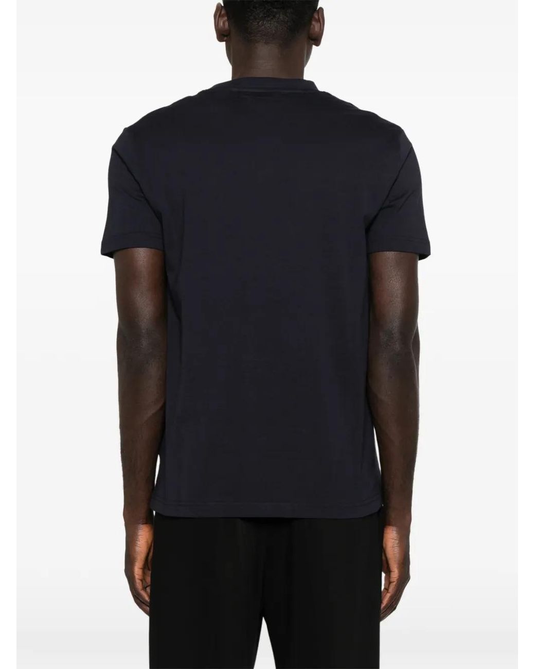 John Richmond Blue Logo-Detail T-Shirt for men
