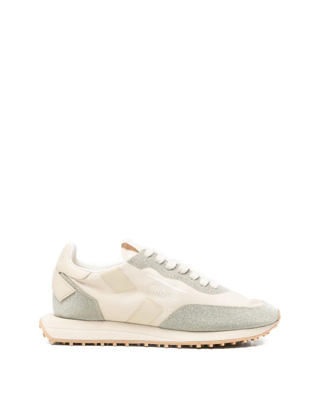 GHOUD VENICE White Rush Glitter-Detail Sneakers