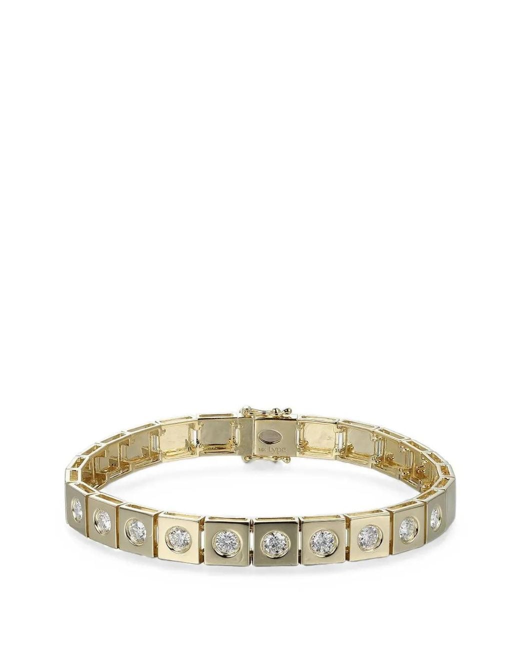 TYPE JEWELRY Metallic Xl Leggo Diamond Bracelet