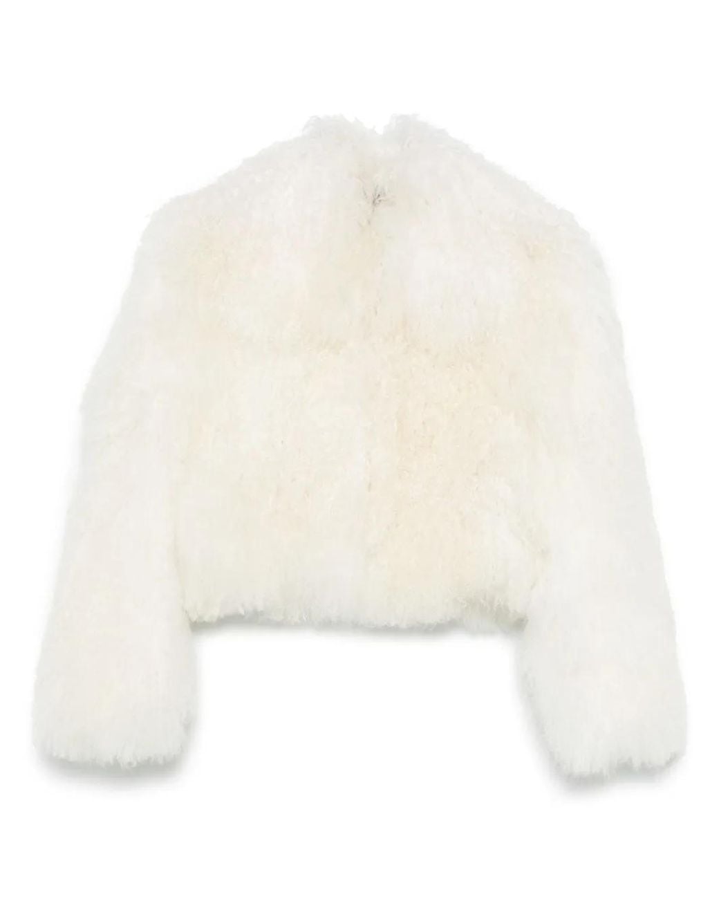 Numerootto White Charlie Shearling Jacket