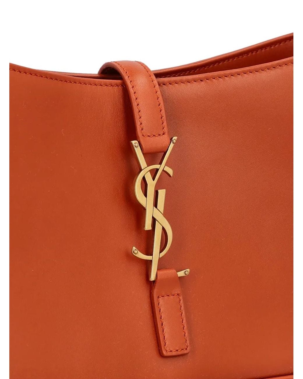 Saint Laurent Orange Mini Shoulder Bag For