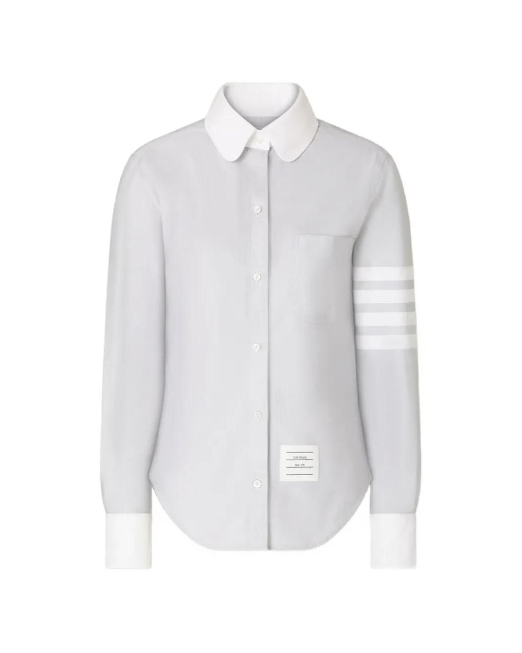 Thom Browne Button-Up Overhemd in het White