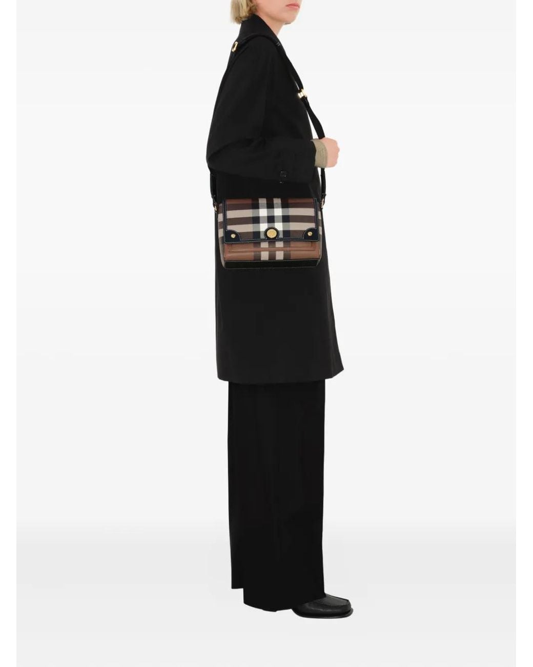 Borsa A Tracolla Note di Burberry in Black