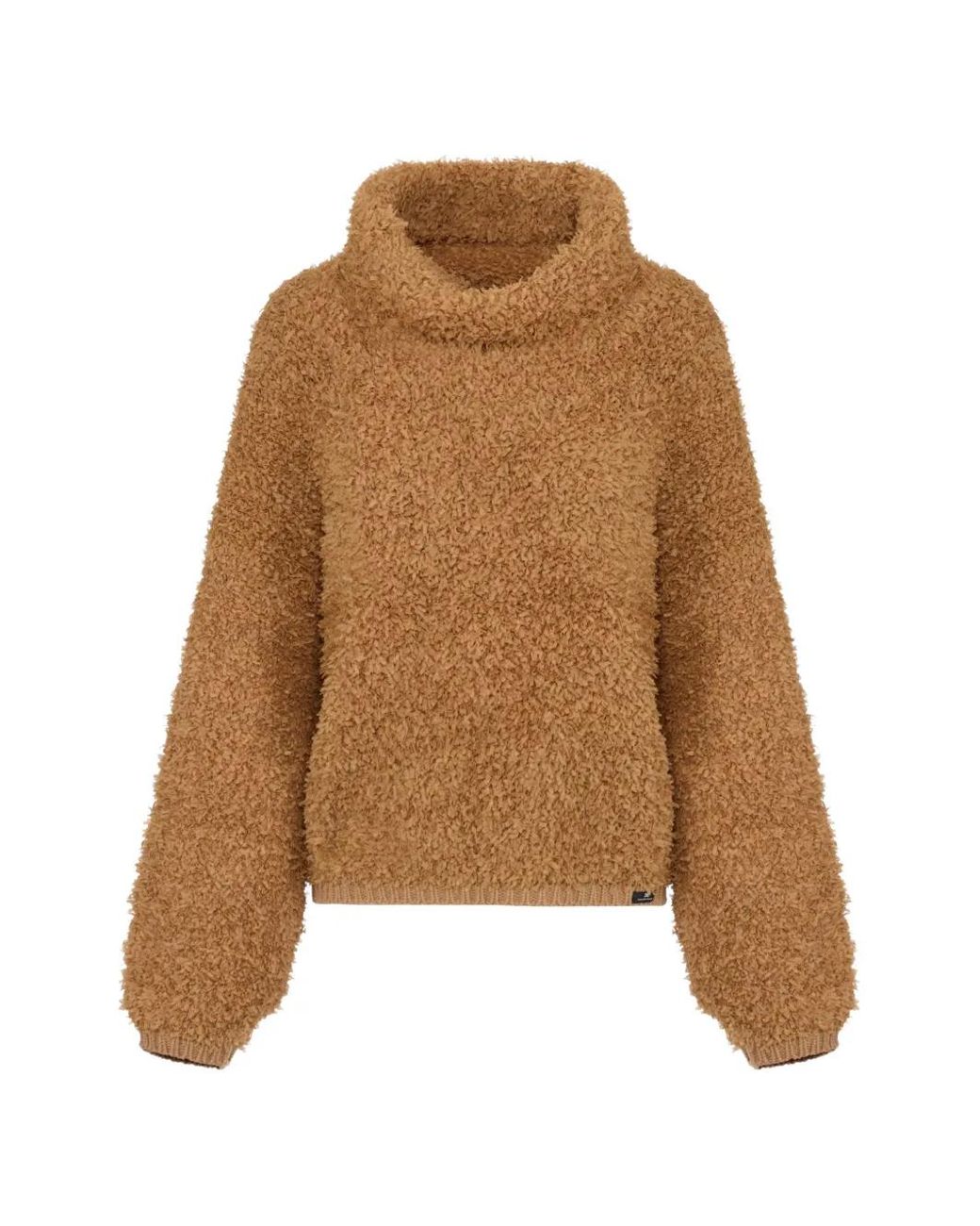 Elisabetta Franchi Brown Pull En Polaire