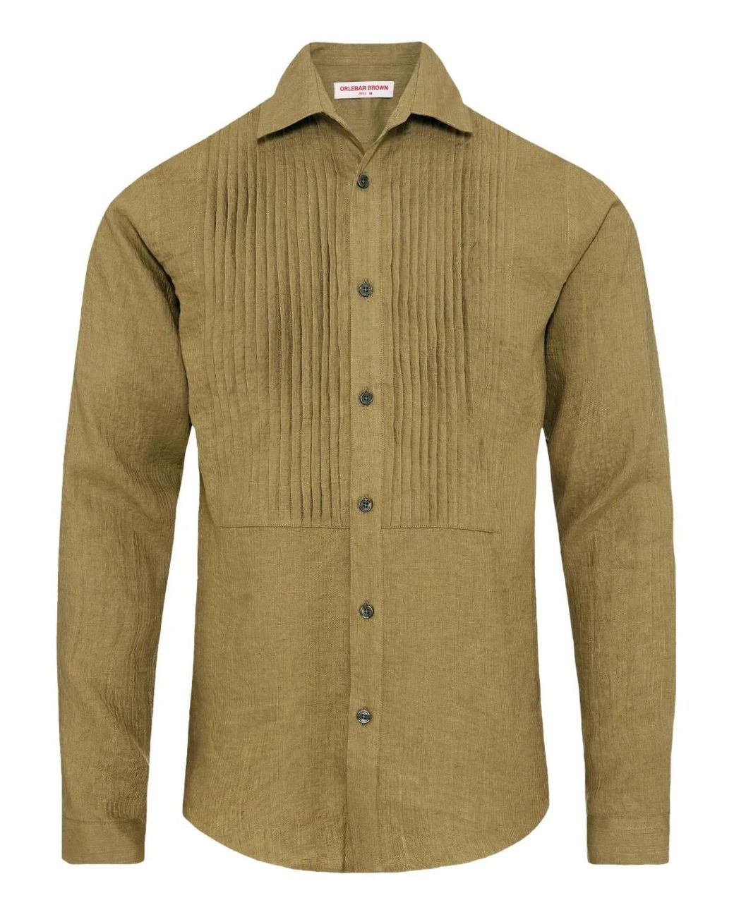 Orlebar Brown Green Giles Shirt for men