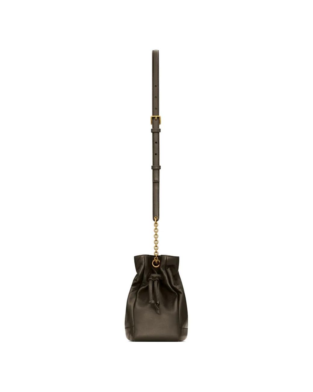 Saint Laurent Brown Jamie Leather Shoulder Bag
