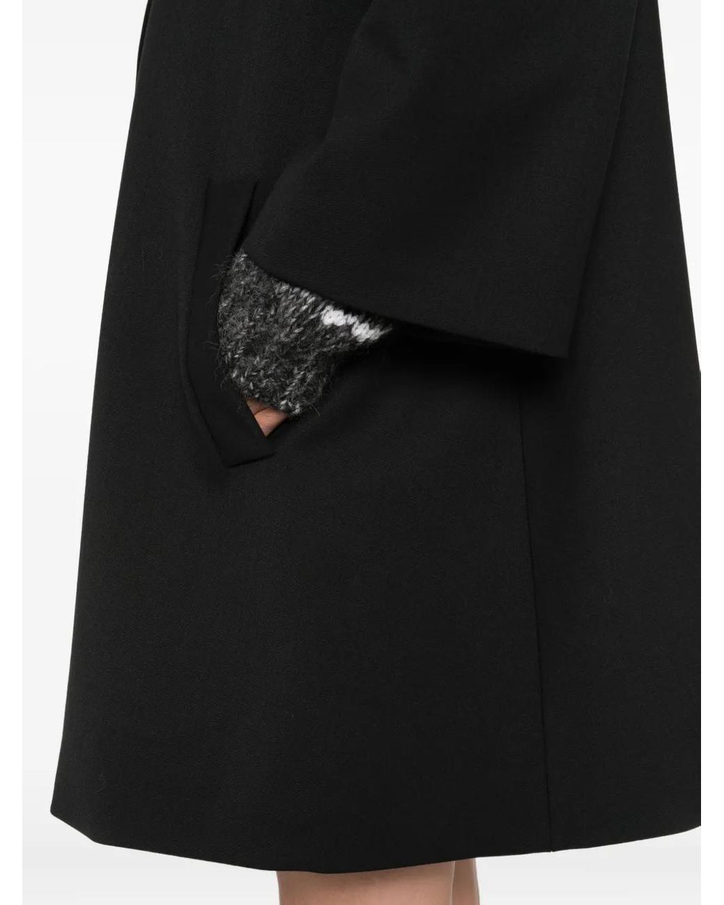 P.A.R.O.S.H. Black Button-Up Cape