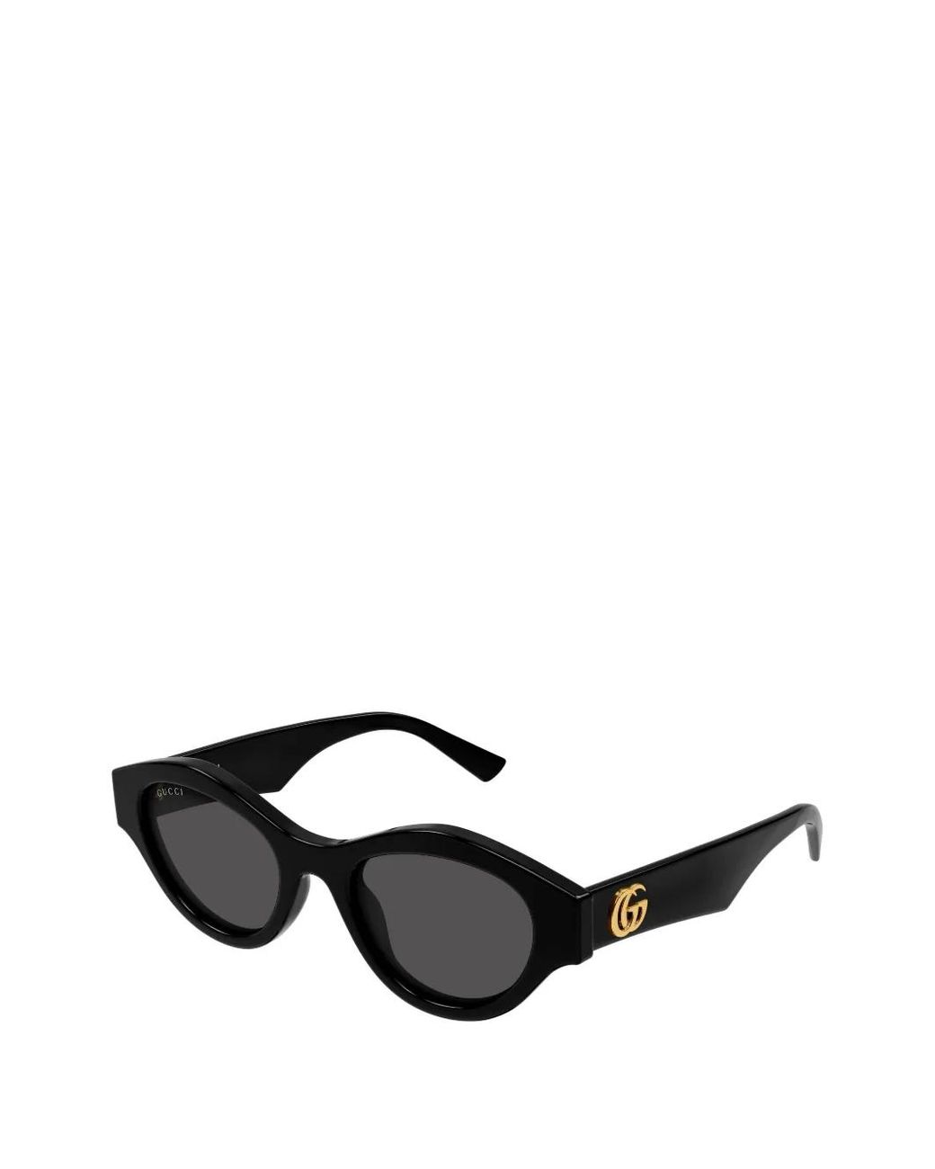 Gucci Black Geometric-Frame Sunglasses