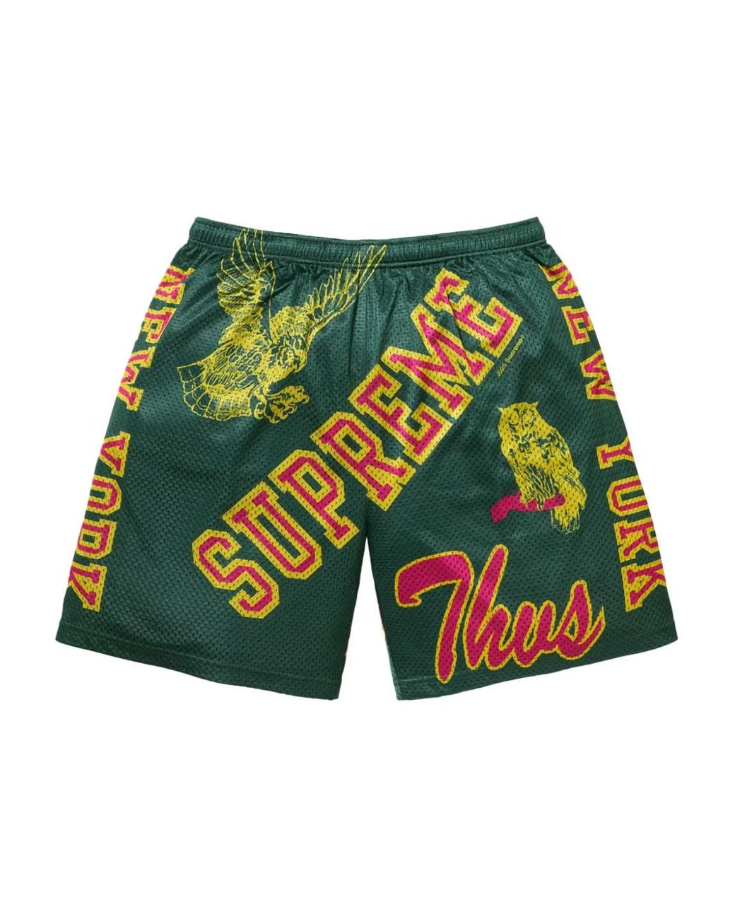Supreme Varsity Mesh Shorts in Green for Men | Lyst Canada