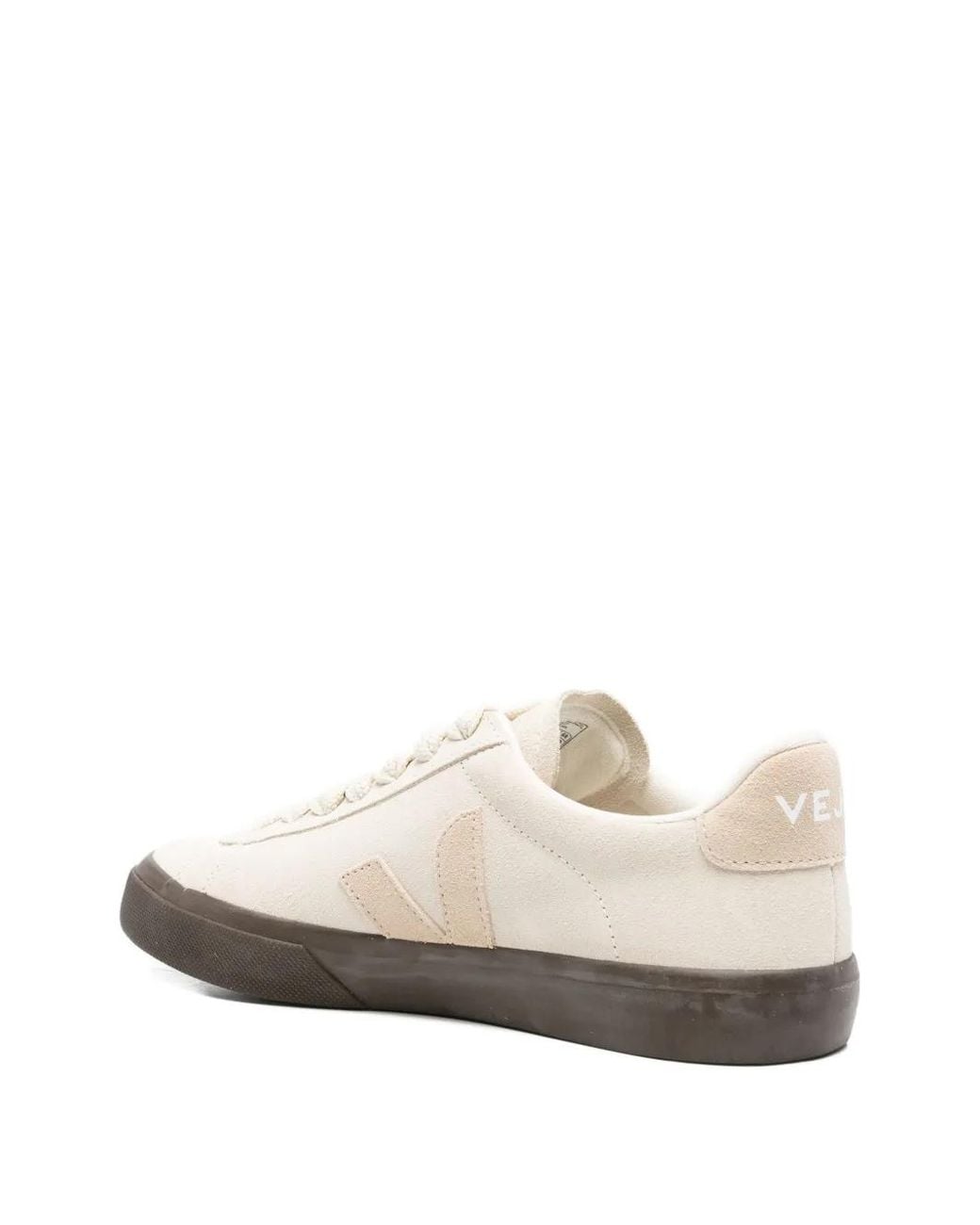 Baskets Campo Bold En Daim Veja en coloris White