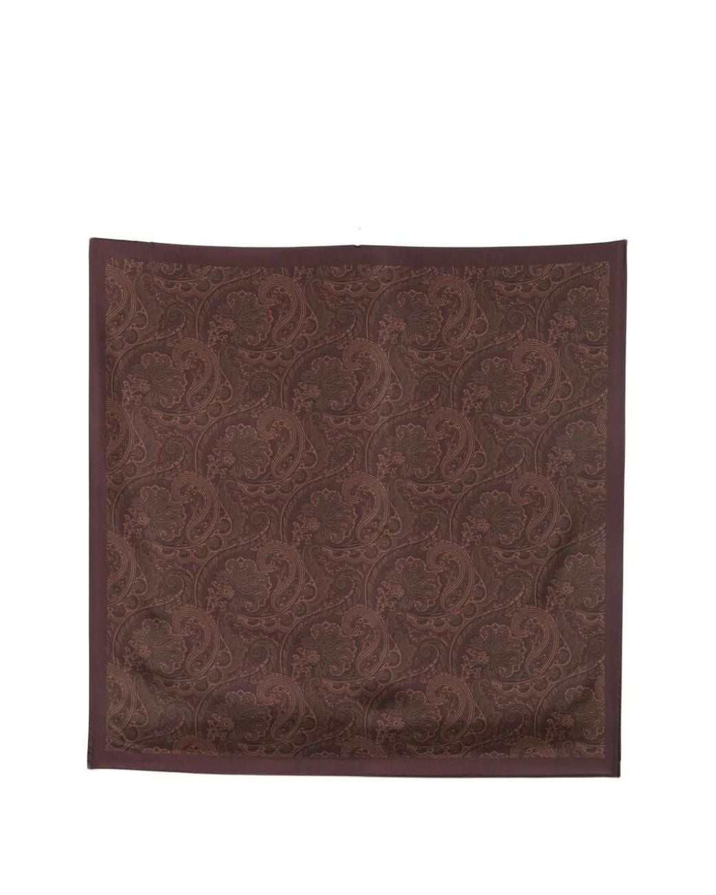 Gabriele Pasini Brown Paisley-Print Scarf for men