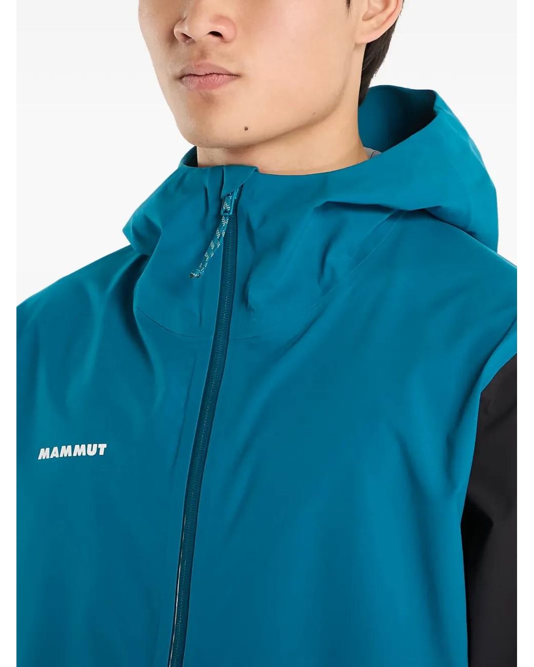 Mammut Blue Linard Guide Hs Hooded Jacket for men