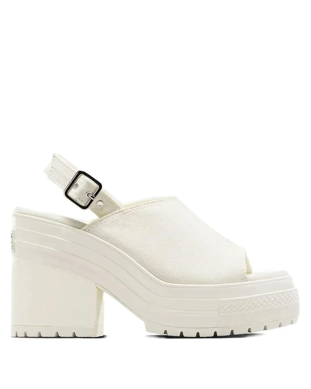 Converse White Chuck 70 De Luxe Slingback Heeled Sandals