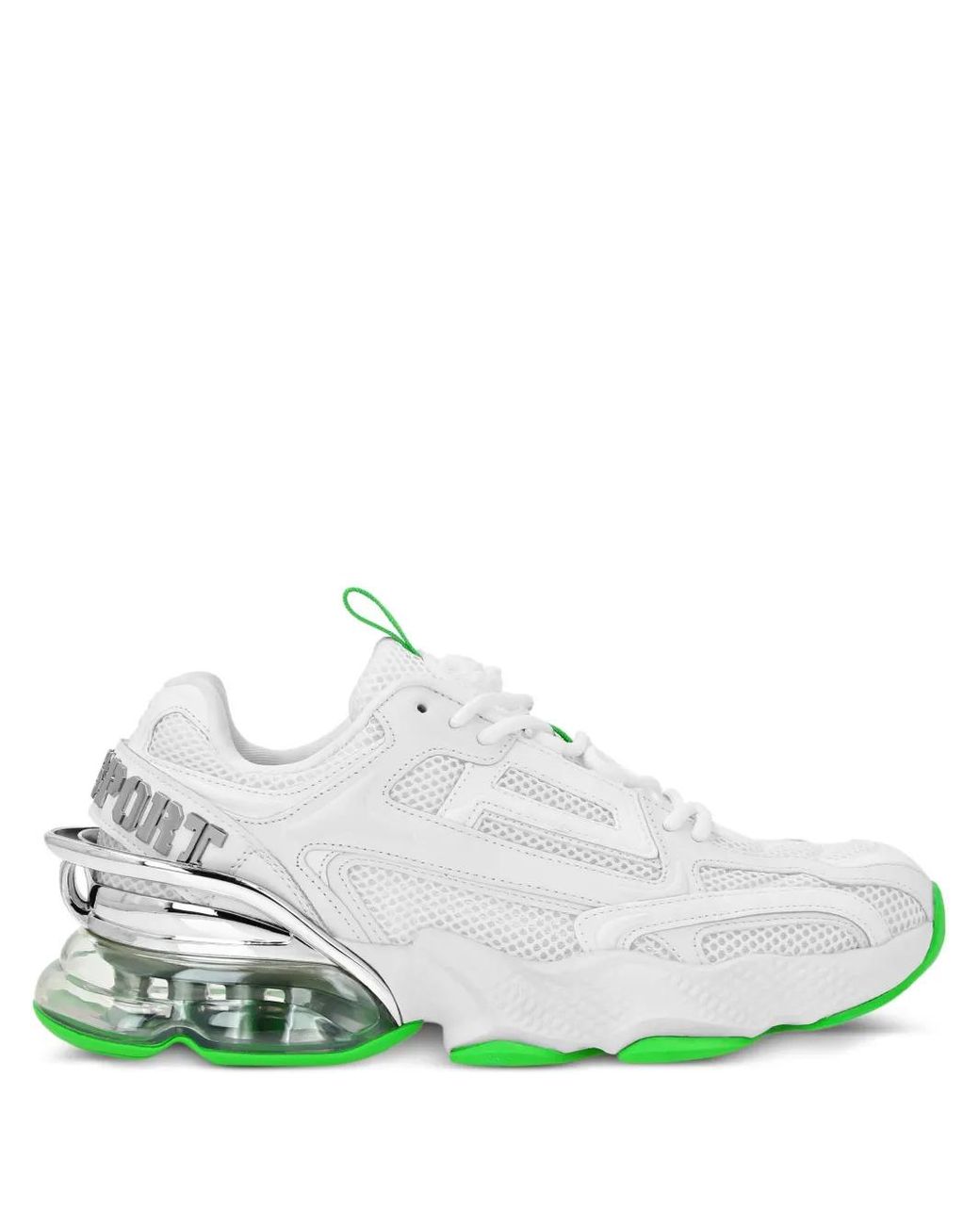 Philipp Plein White Runner Ps Thunder Mix Sneakers