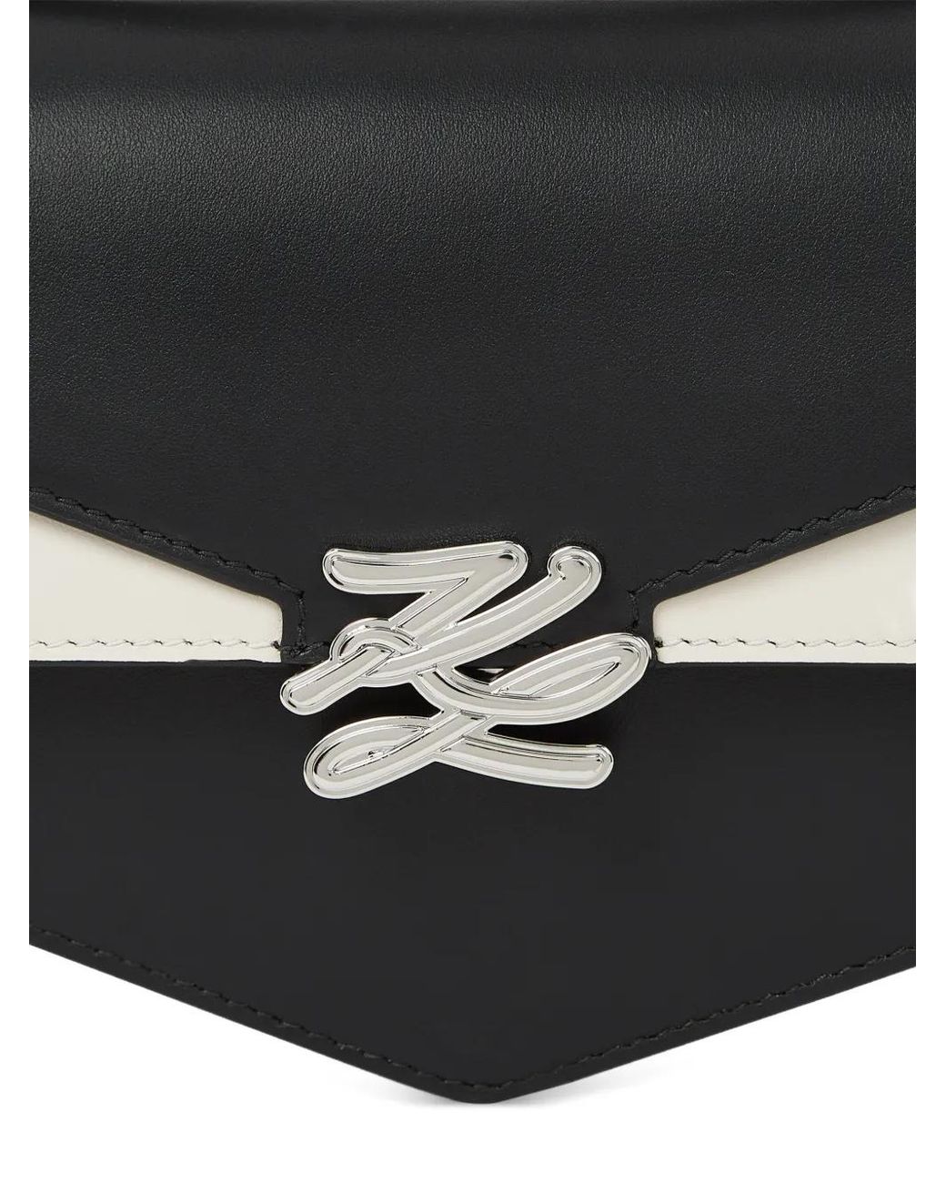 Karl Lagerfeld Black Karl Studio Small Autograph Tote Bag