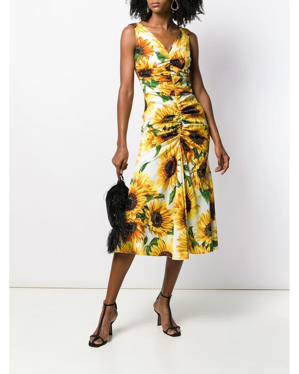 Dolce Gabbana Sunflower Dress | tyello.com