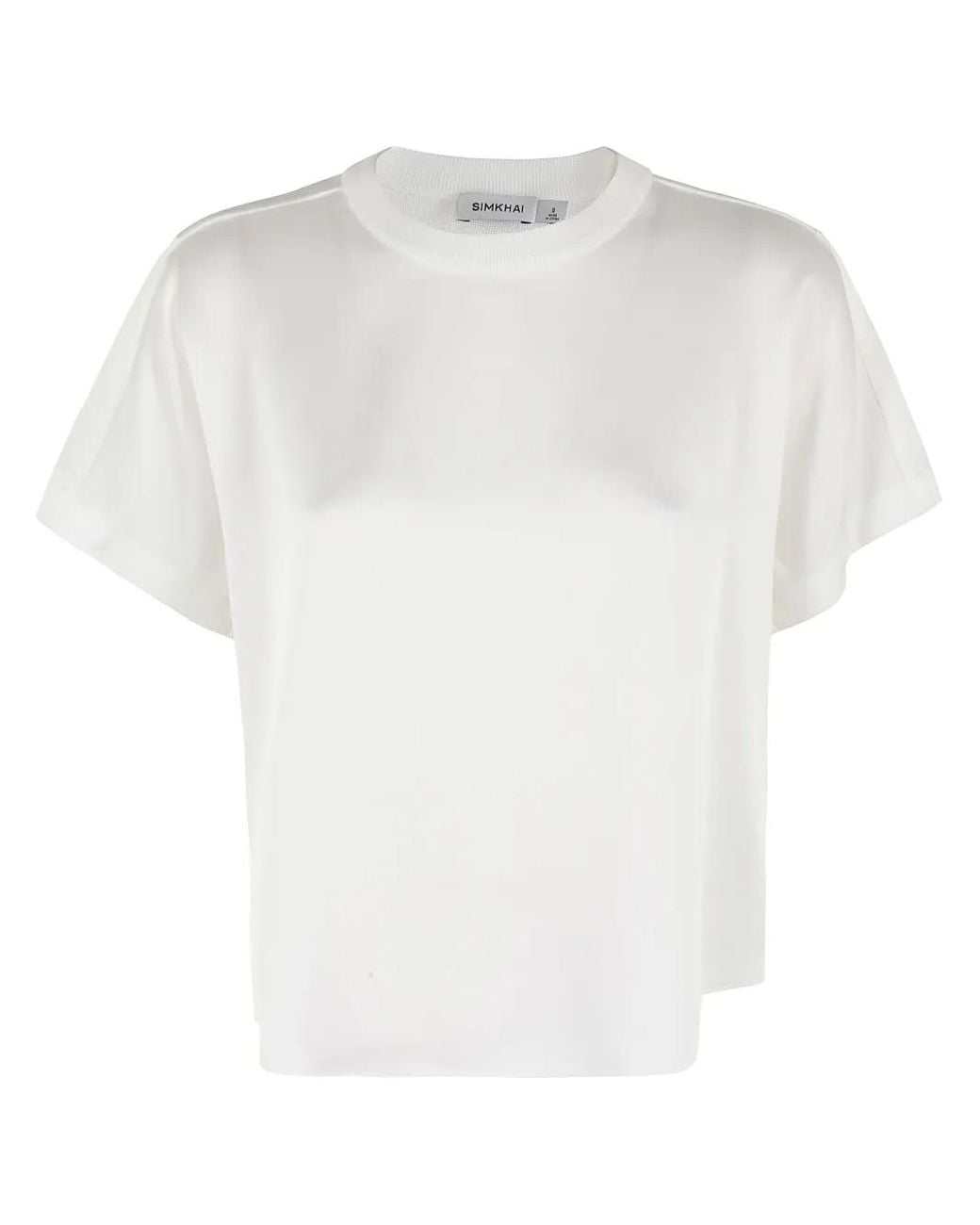 Jonathan Simkhai Addy T-Shirt in het White