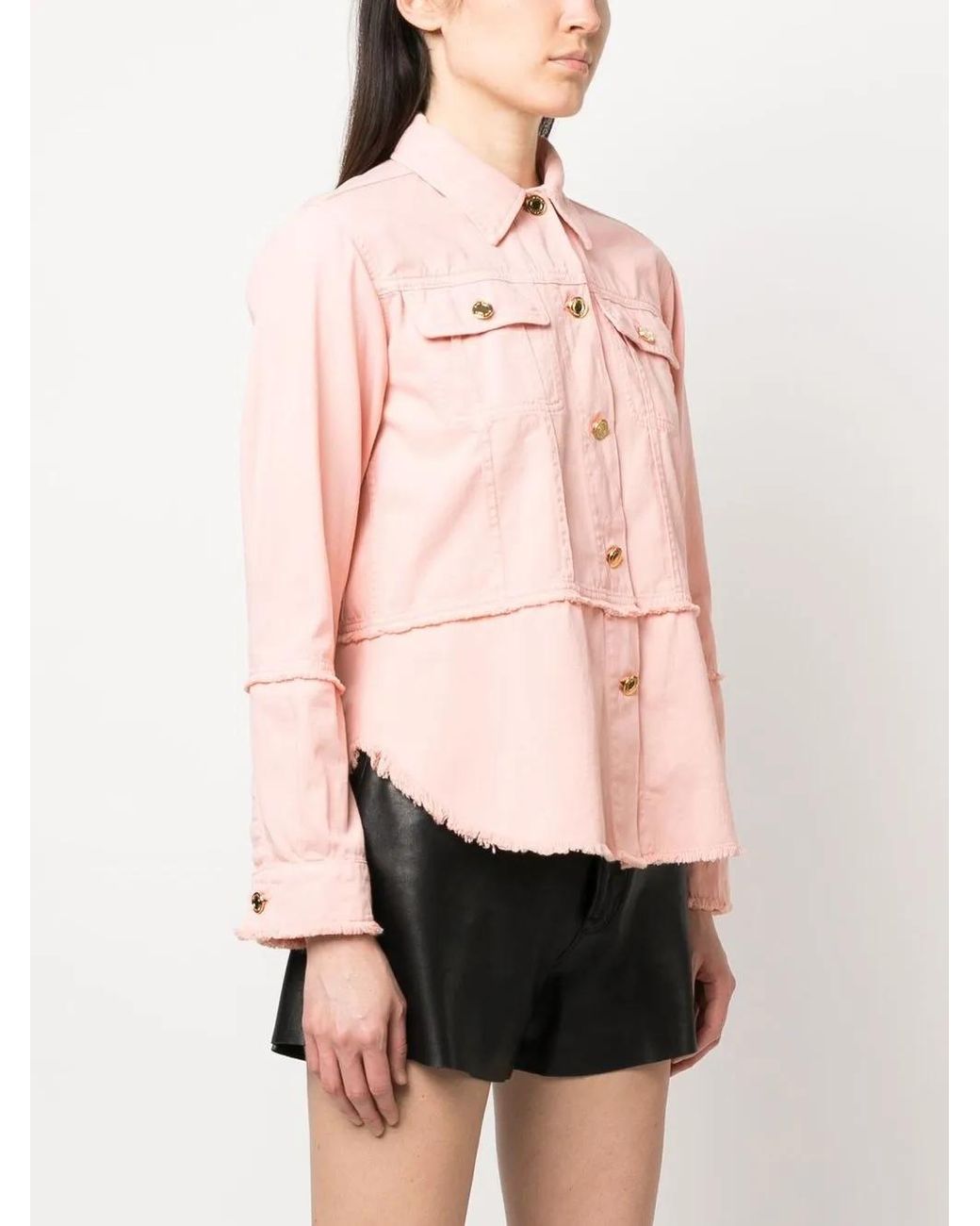 Tom Ford Pink Button-Front Denim Shirt