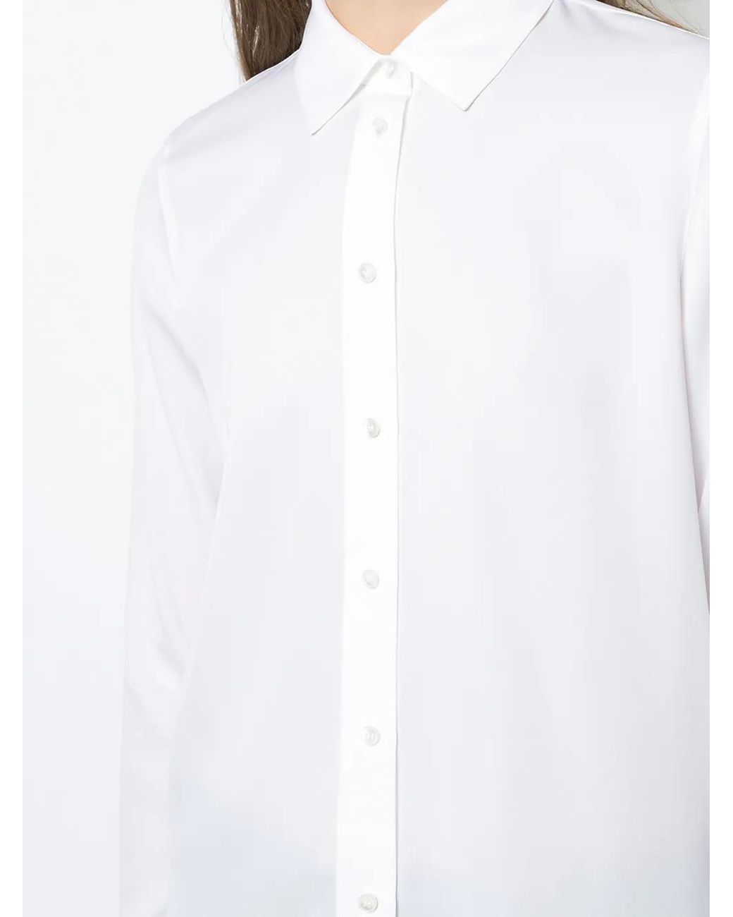 Vince White Classic Collar Shirt