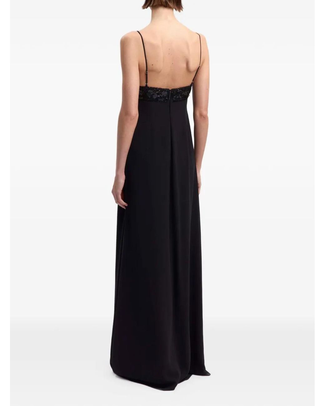 16Arlington Black Agata Maxi Dress