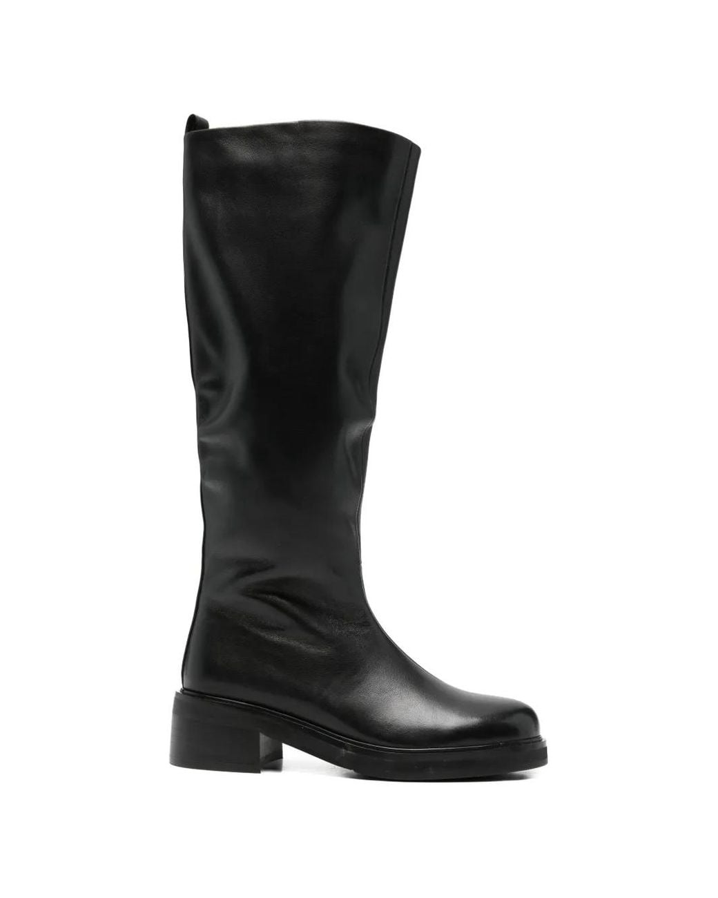 ADRIANNA FERETTI Black Zip-Fastening Knee-High Boots
