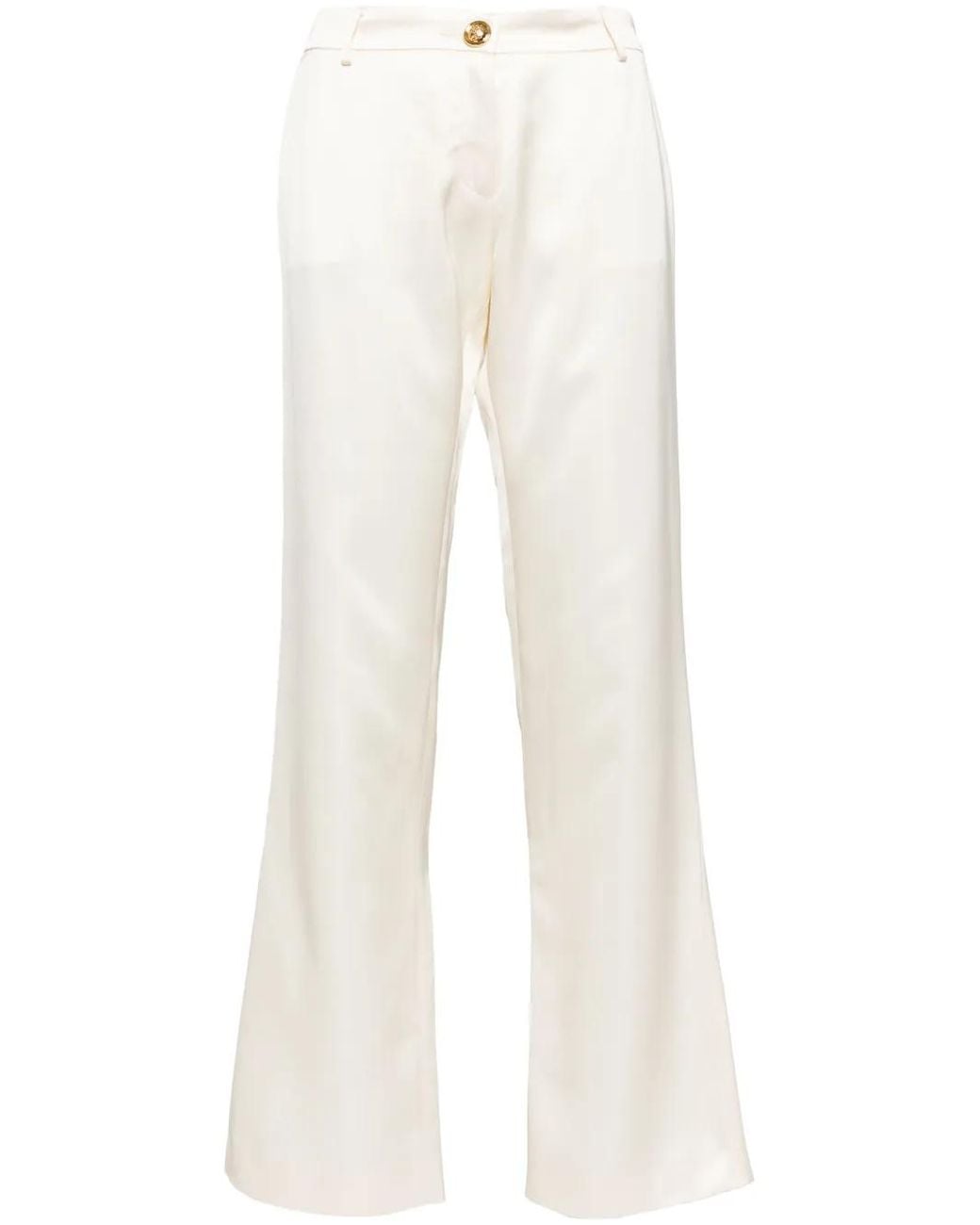 Giambattista Valli White Buttons Trousers