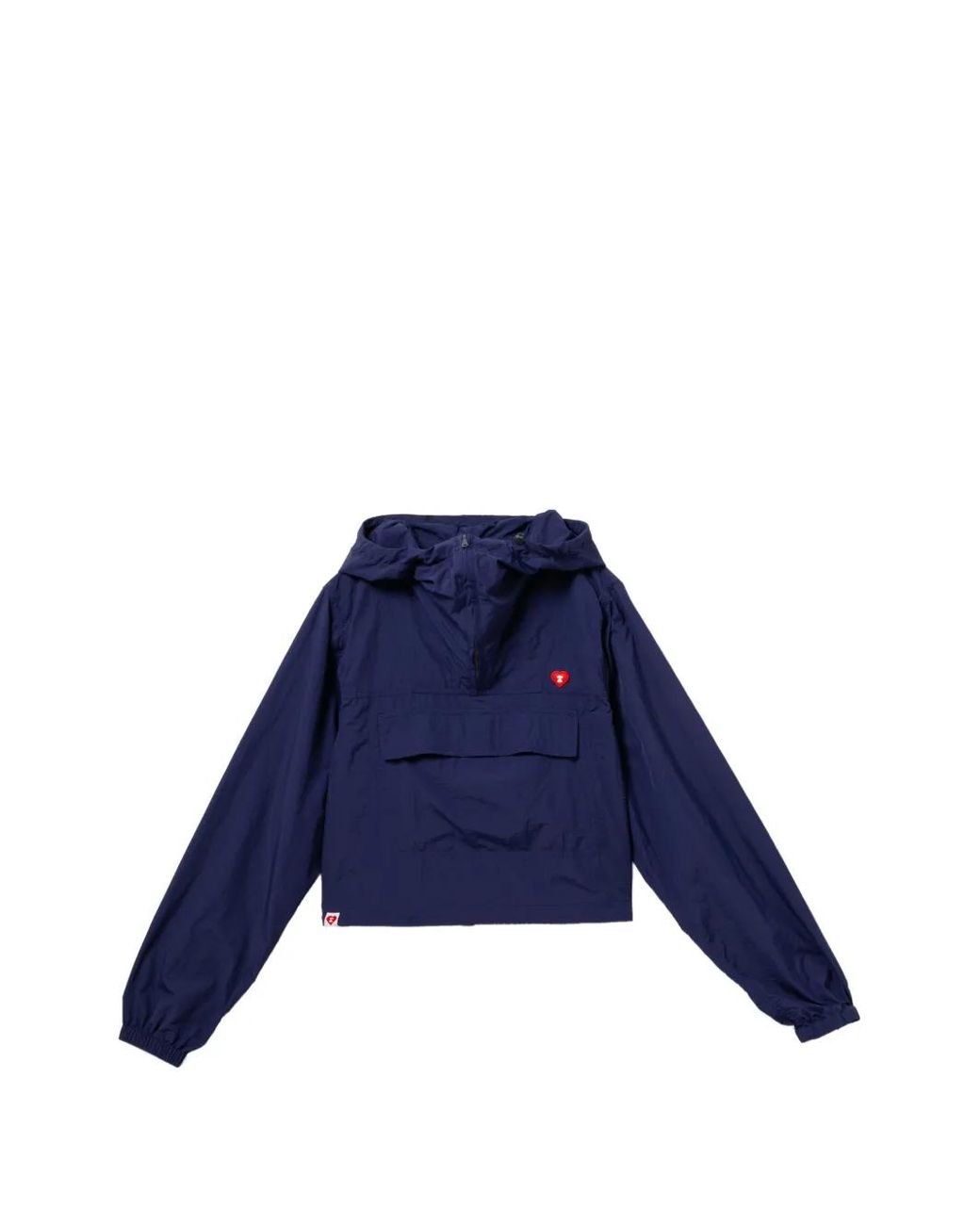 AAPE BY A BATHING AP Blue Hooded Pocket Jacket