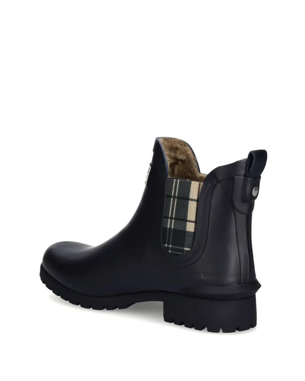 Barbour Black Kirkton Ankle Wellingtons Boots