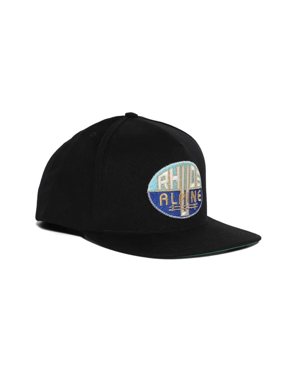 Rhude Black Patch Detail Cap for men