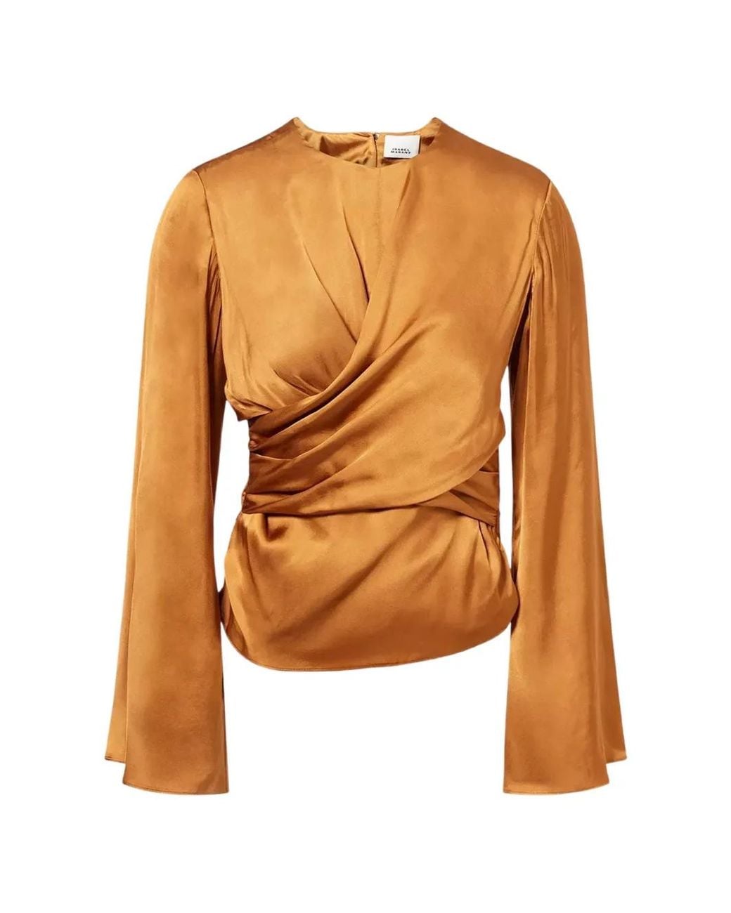 Isabel Marant Gedrapeerde Blouse in het Orange