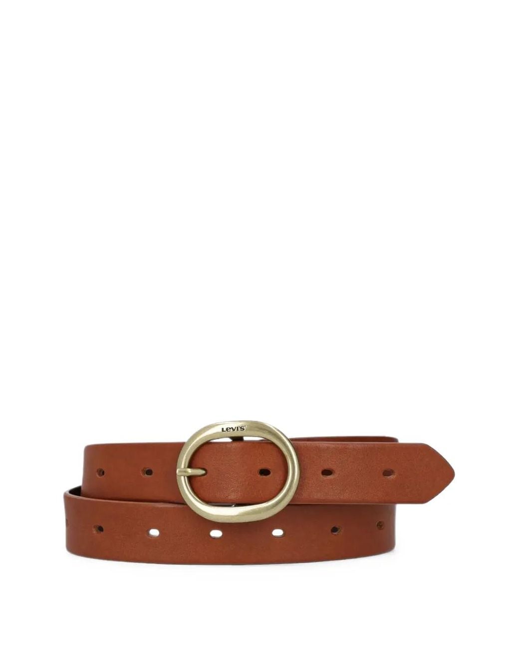 Levi's Brown Oval Buckle Belt