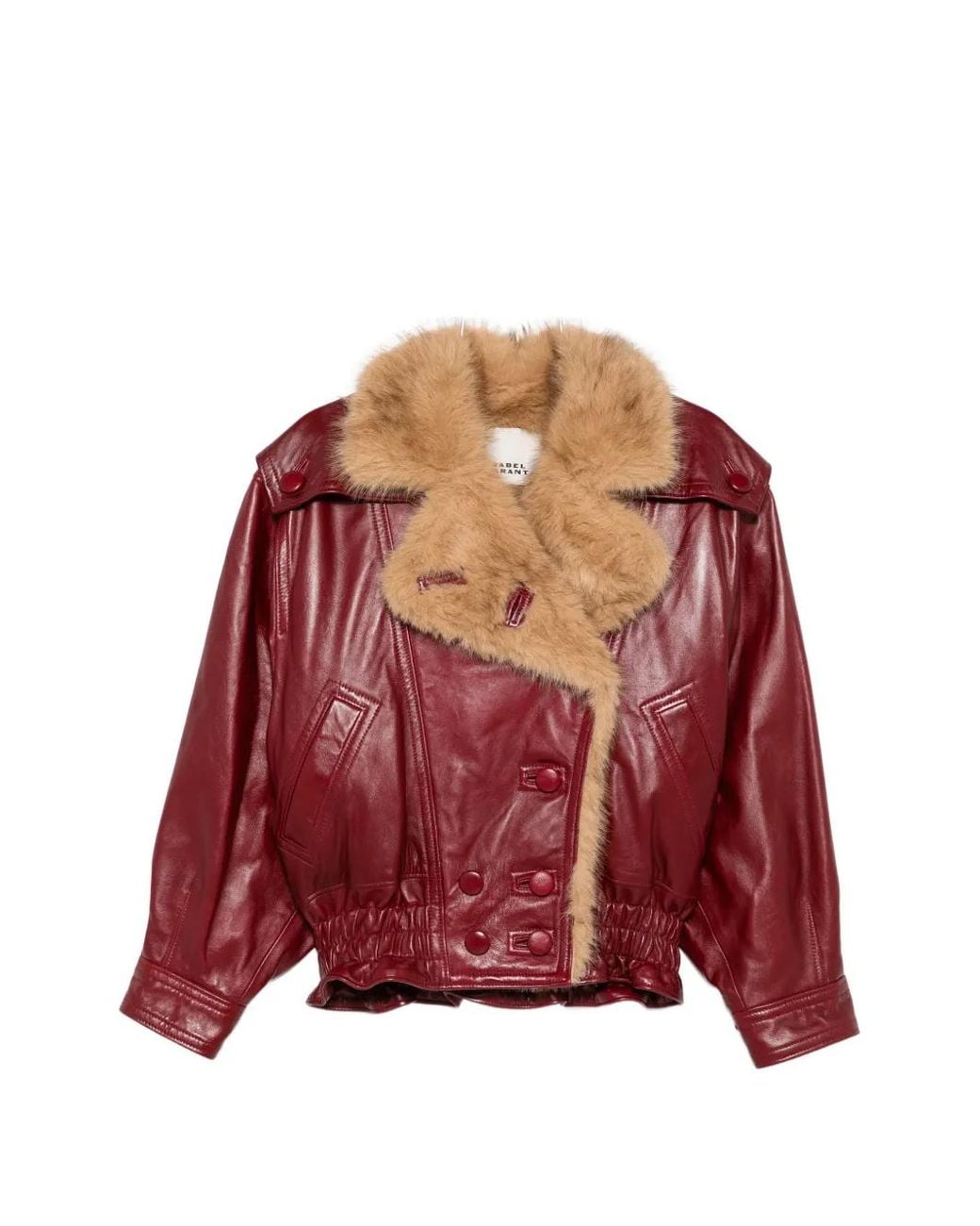 Isabel Marant Valina Glanzend Jack in het Red